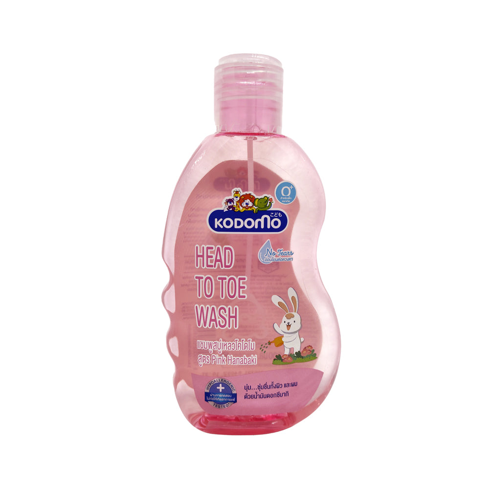 Kodomo Baby Hair & Body Wash Hanabaki 200ml