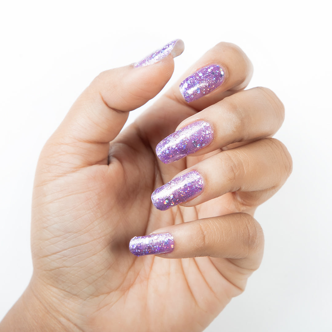 Nirvana Color Glitter Nail Enamel - Good Luck 20