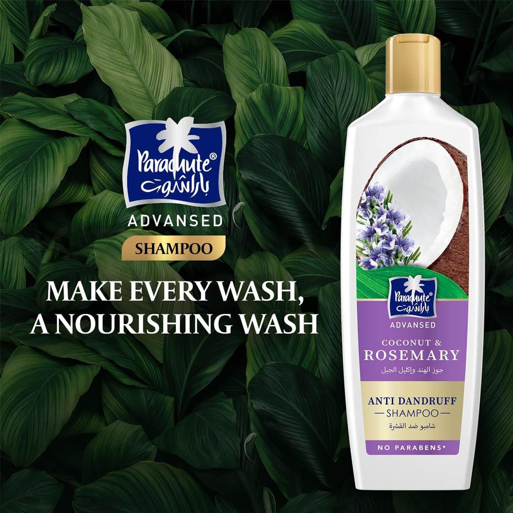 Parachute Coconut & Rosemary Anti-Dandruff Shampoo 340 ml