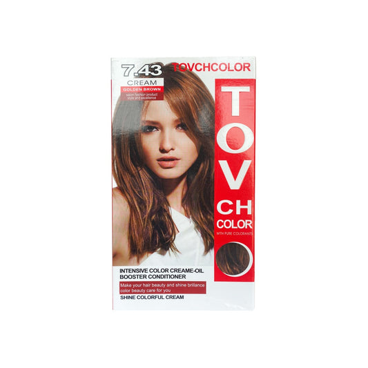 TOVCH COLOR Intensive Color Creame-Oil Booster Conditioner - CREAM GOLDEN BROWN 80ml