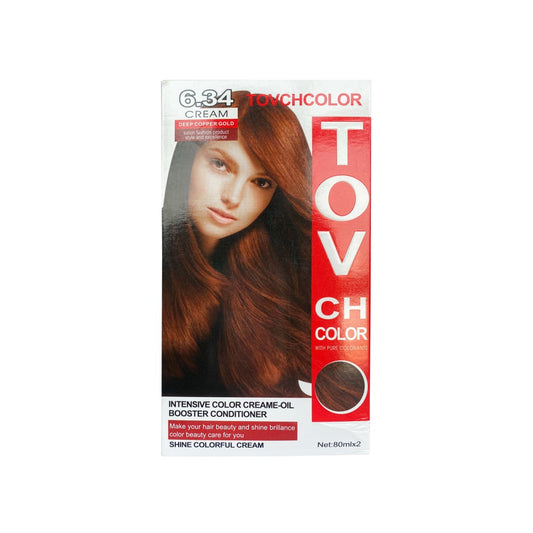 TOVCH COLOR Intensive Color Creame-Oil Booster Conditioner - CREAM DEEP COPPER GOLD 80ml