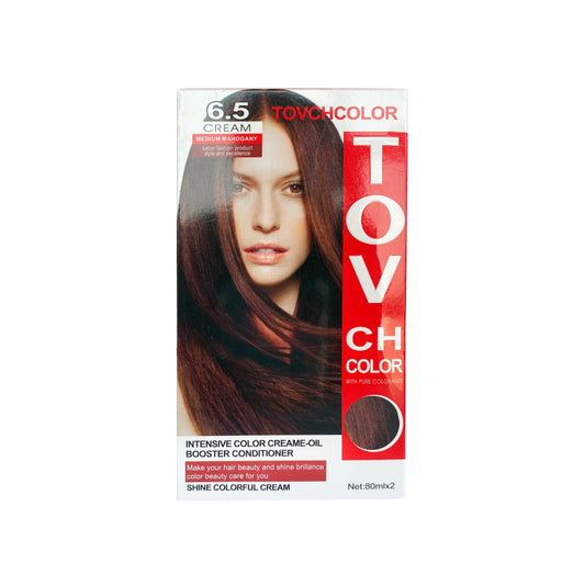 TOVCH COLOR Intensive Color Creame-Oil Booster Conditioner - CREAM MEDIUM MAHOGANY 80ml