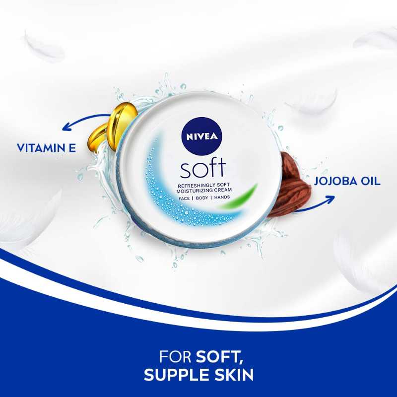 Nivea Refreshingly Soft Moisturzing Cream 200ml
