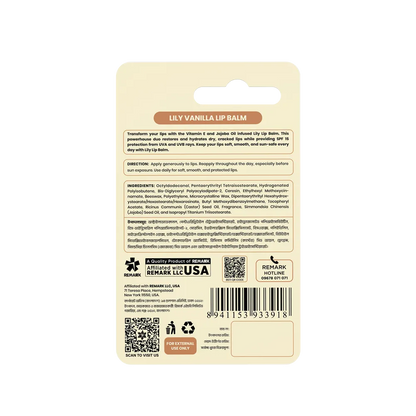 Lily Vanilla Lip Balm 4.5g (4.5gm)