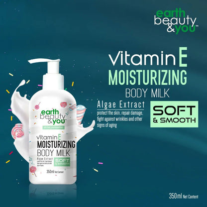 Earth Beauty & You Vitamin E Moisturizing Body Lotion 350 ml