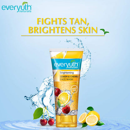 Everyuth Naturals Brightening Lemon & Cherry Face Wash 100ml