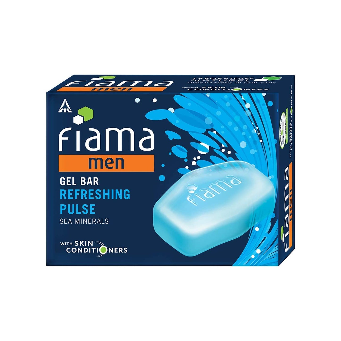 Fiama Gel Bar Soap Refreshing Pulse Sea Minerals 125GM