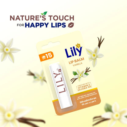 Lily Vanilla Lip Balm 4.5g (4.5gm)