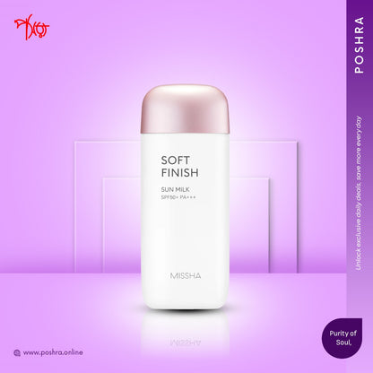 Missha All Around Safe Block Soft Finish Sun Milk SPF50+ Or PA+++ (70ml)