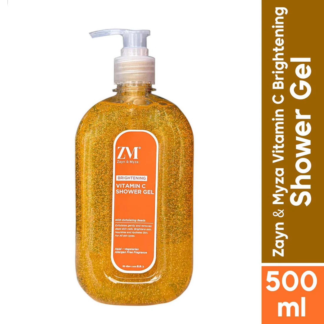 Zayn & Myza Vitamin C Brightening Shower Gel - 500ml