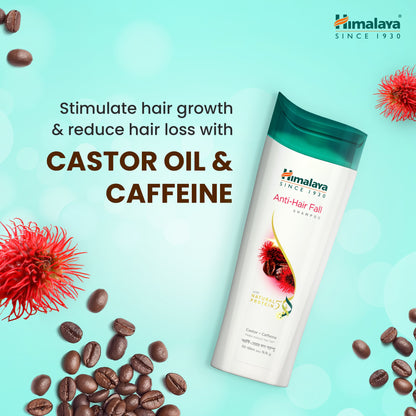 Himalaya Herbals Anti Hair Fall Castor & Caffeine Shampoo 375 ML