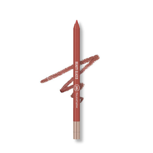 Beauty Glazed Waterproof & Long Lasting Lip Liner - B104 MOCHA BROWN