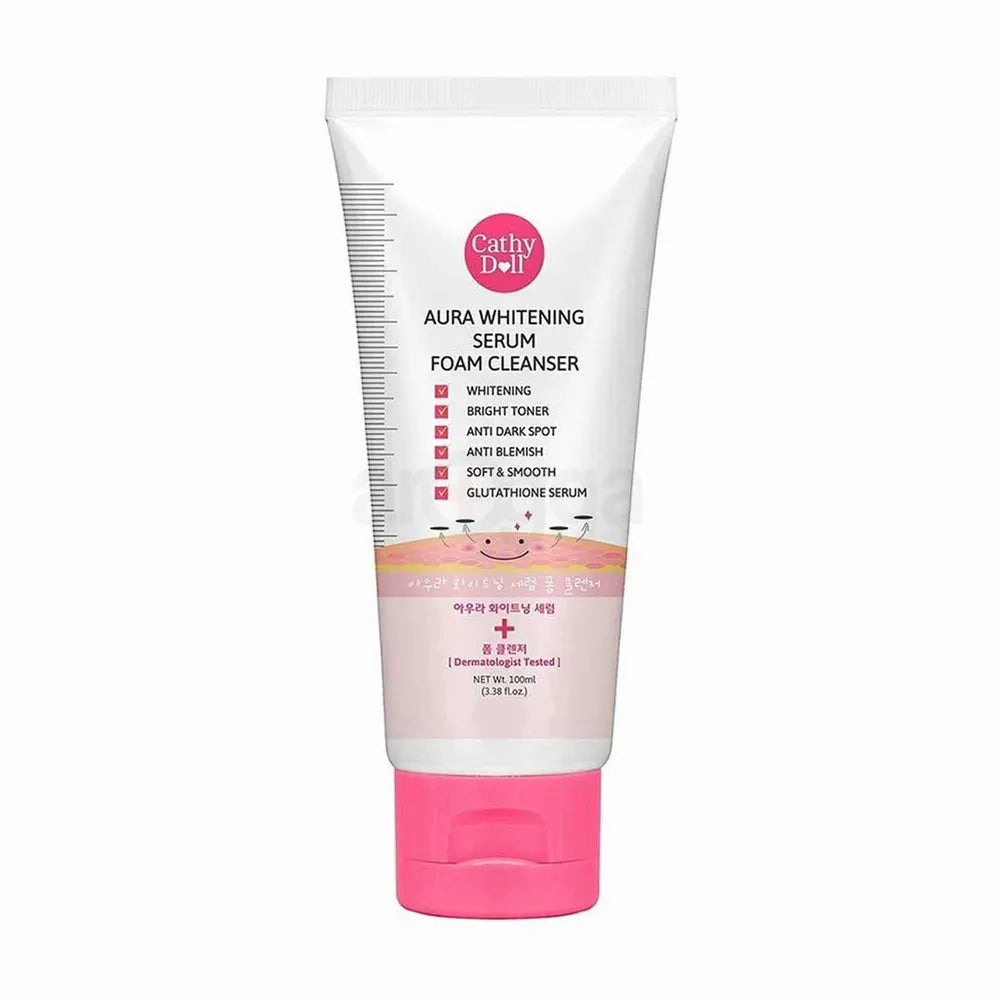 Cathy Doll Aura Whitening Serum Foam Cleanser 100ML