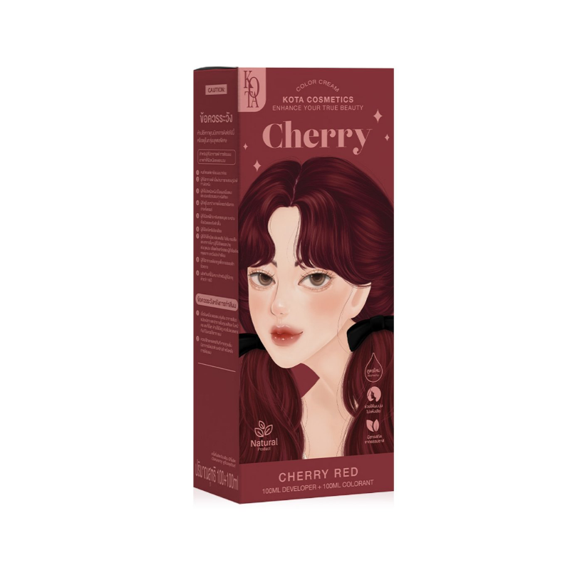 KOTA Cosmetics Cherry Hair Color - Cherry Red