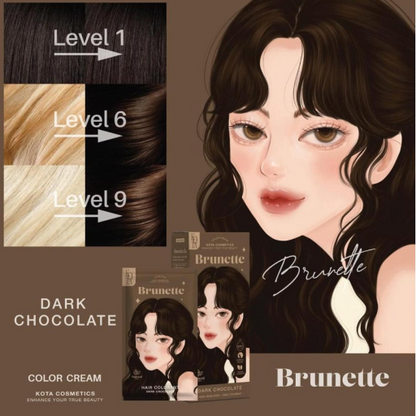 KOTA Cosmetics Brunette Hair Color - Dark Chocolate