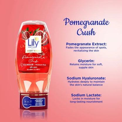 Lily Pomegranate Crush Body Wash