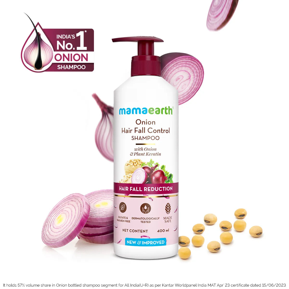 Mamaearth Onion Shampoo 250ml