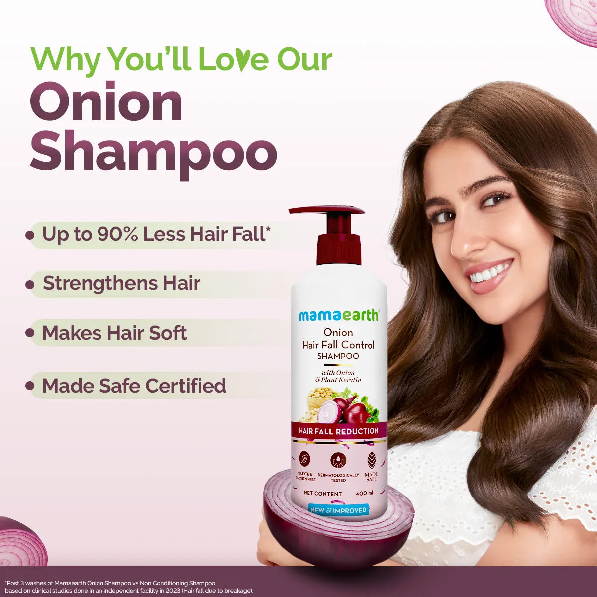 Mamaearth Onion Shampoo 250ml