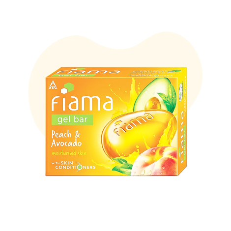 Fiama Gel Bar Soap Peach & Avocado 125GM