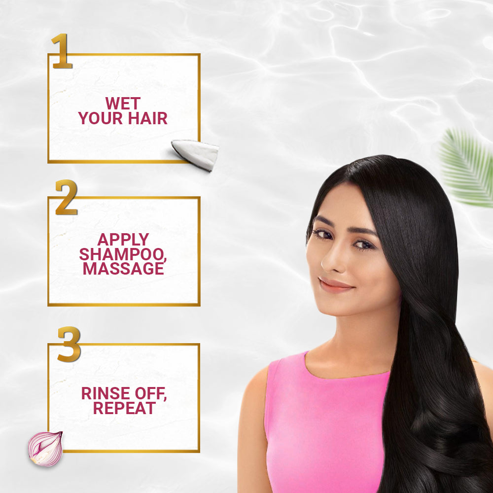 Parachute Naturale Shampoo Onion Hair Fall Control 320 ml