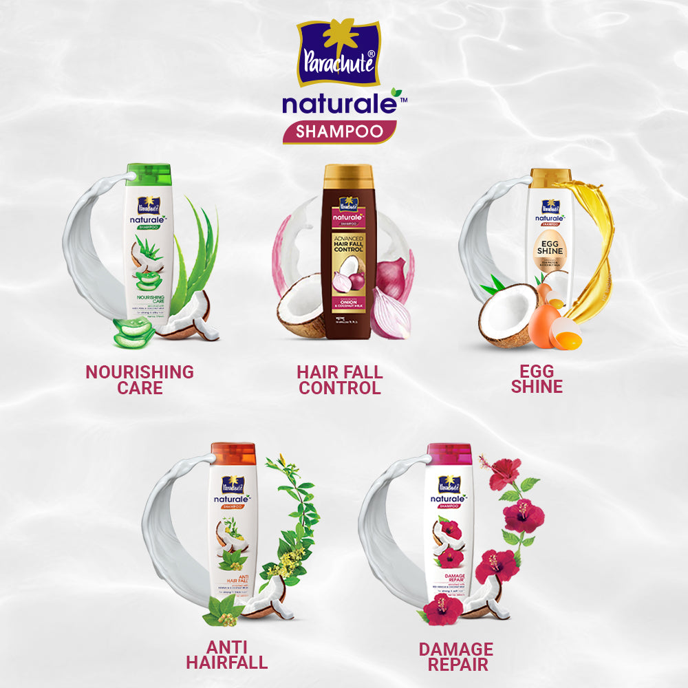 Parachute Naturale Shampoo Onion Hair Fall Control 320 ml